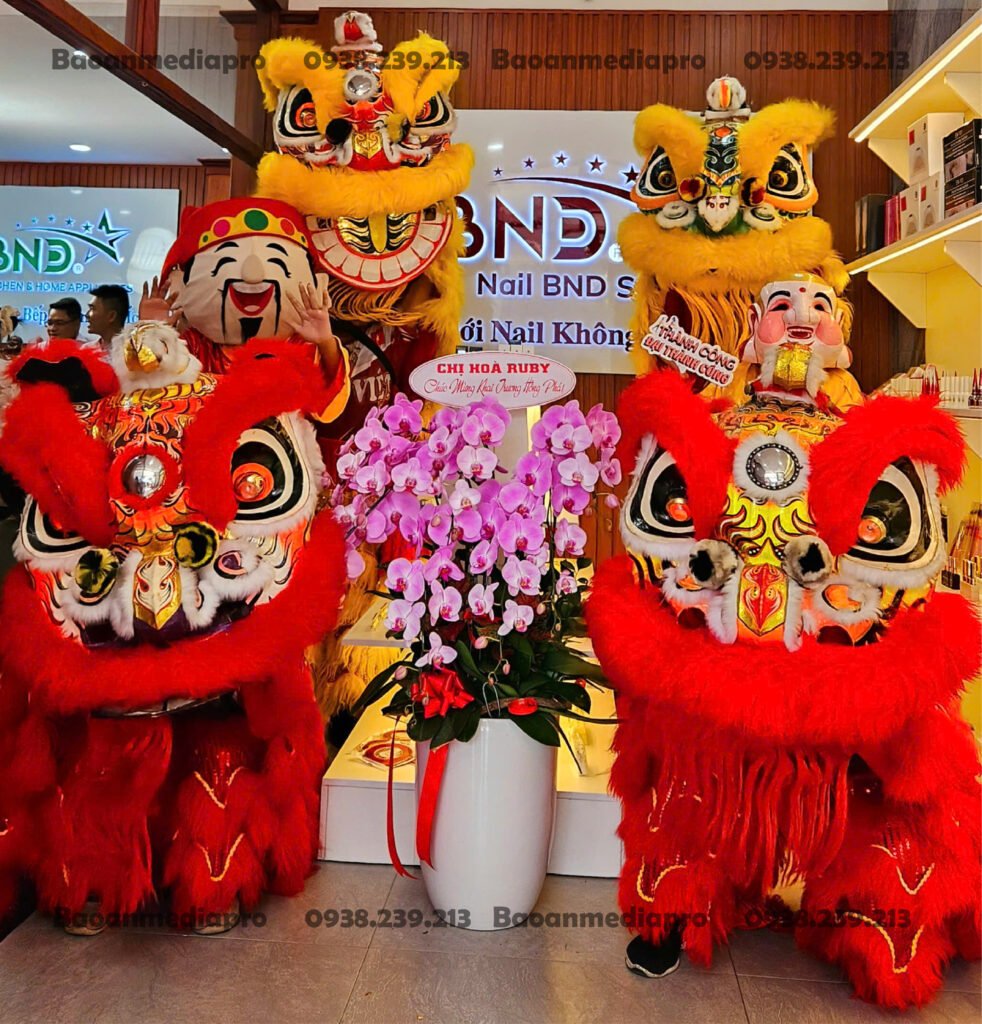 dịch vụ múa lân khai trương giá rẻ Sài Gòn