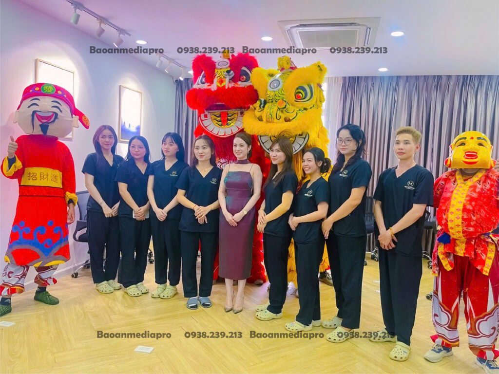 cho thuê múa lân khai trương spa giá rẻ Sài Gòn