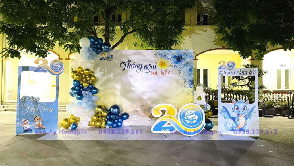 Trang Trí Background Họp Lớp