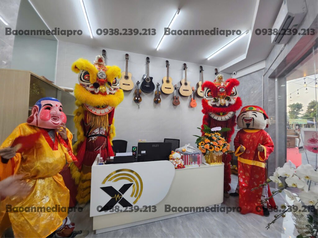 múa lân khai trương giá rẻ tại Sài Gòn