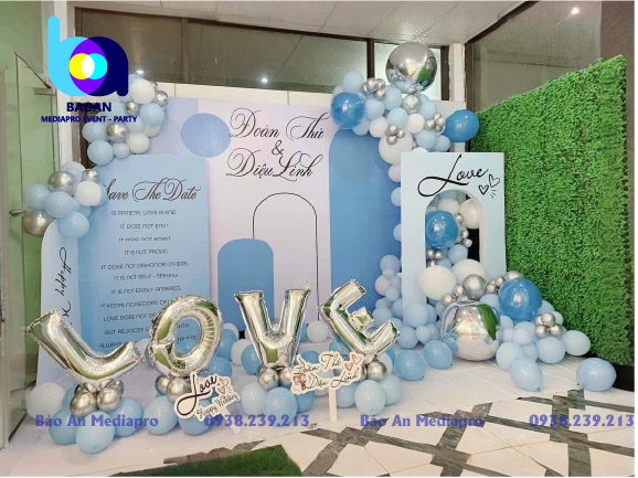 Trang trí backdrop đám cưới