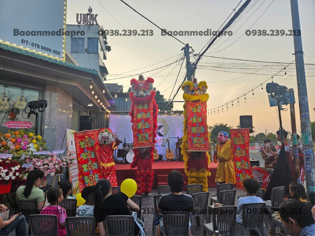 dịch vụ múa lân khai trương giá rẻ Sài Gòn