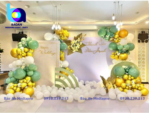 Trang trí backdrop đám cưới