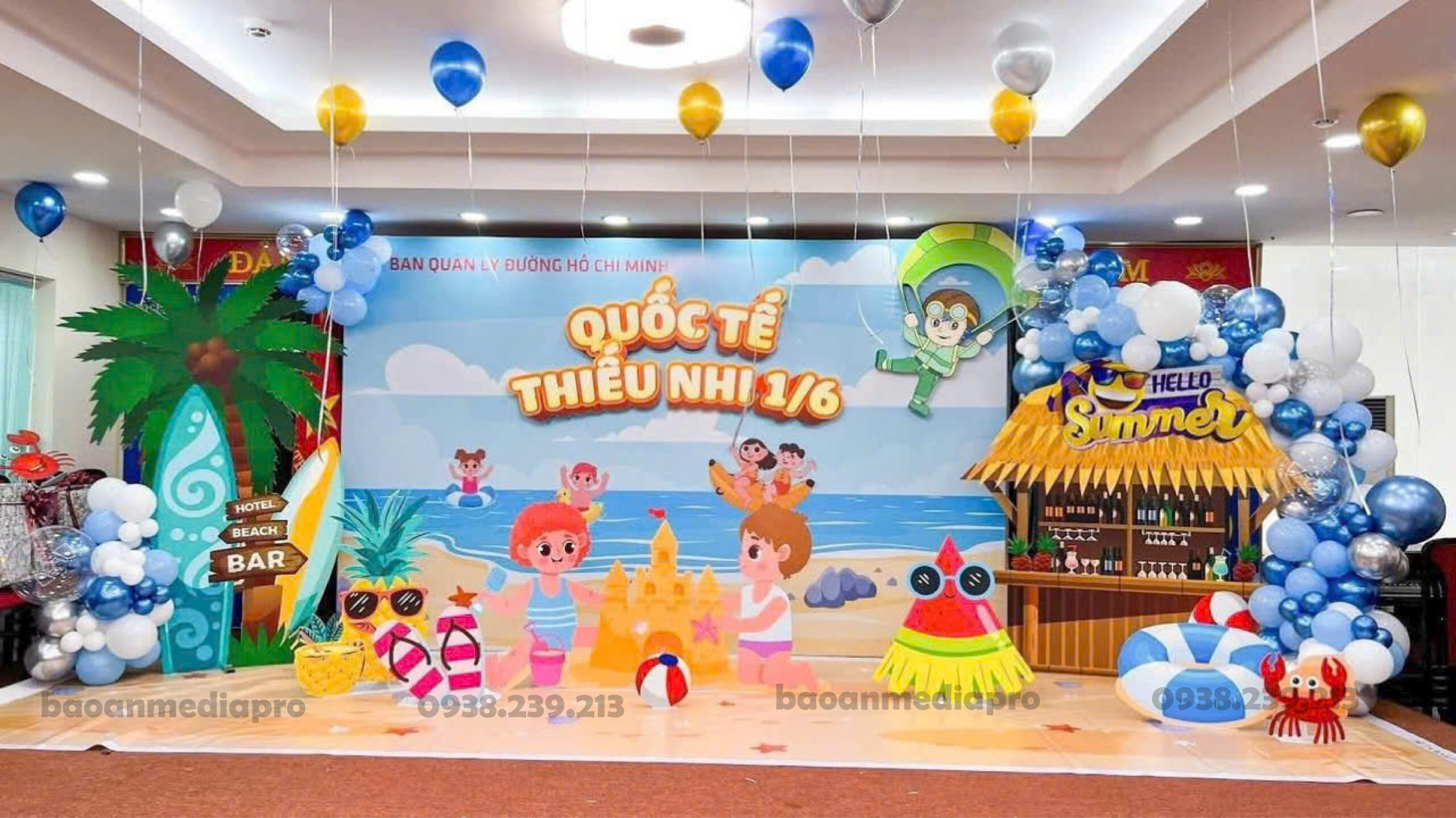trang trí backdrop 1/6