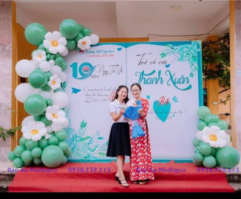Trang Trí Background Họp Lớp
