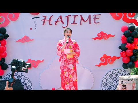 múa lân khai trương nhà hàng hajime